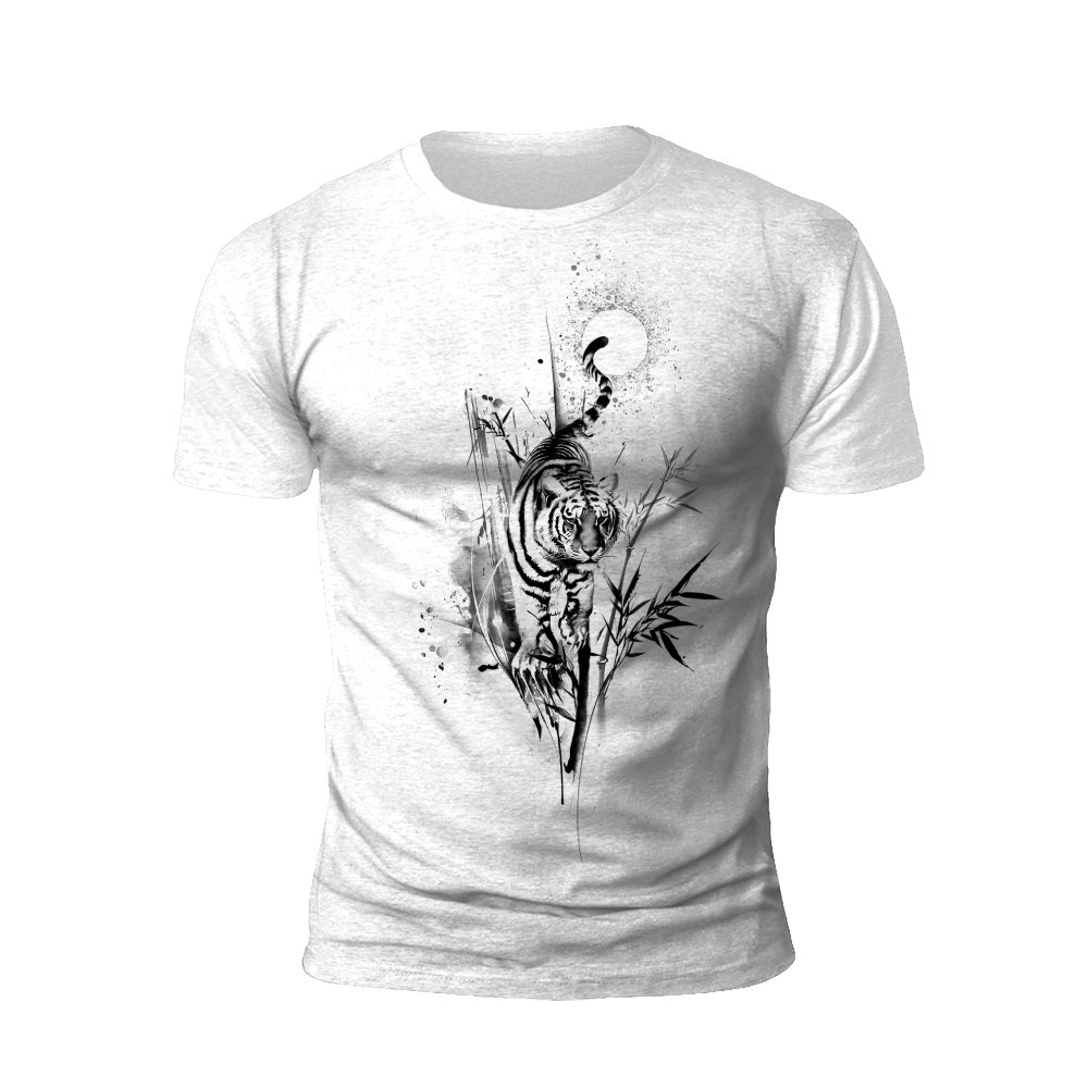 Tiger's Embrace: Martial Arts Mastery T-Shirt