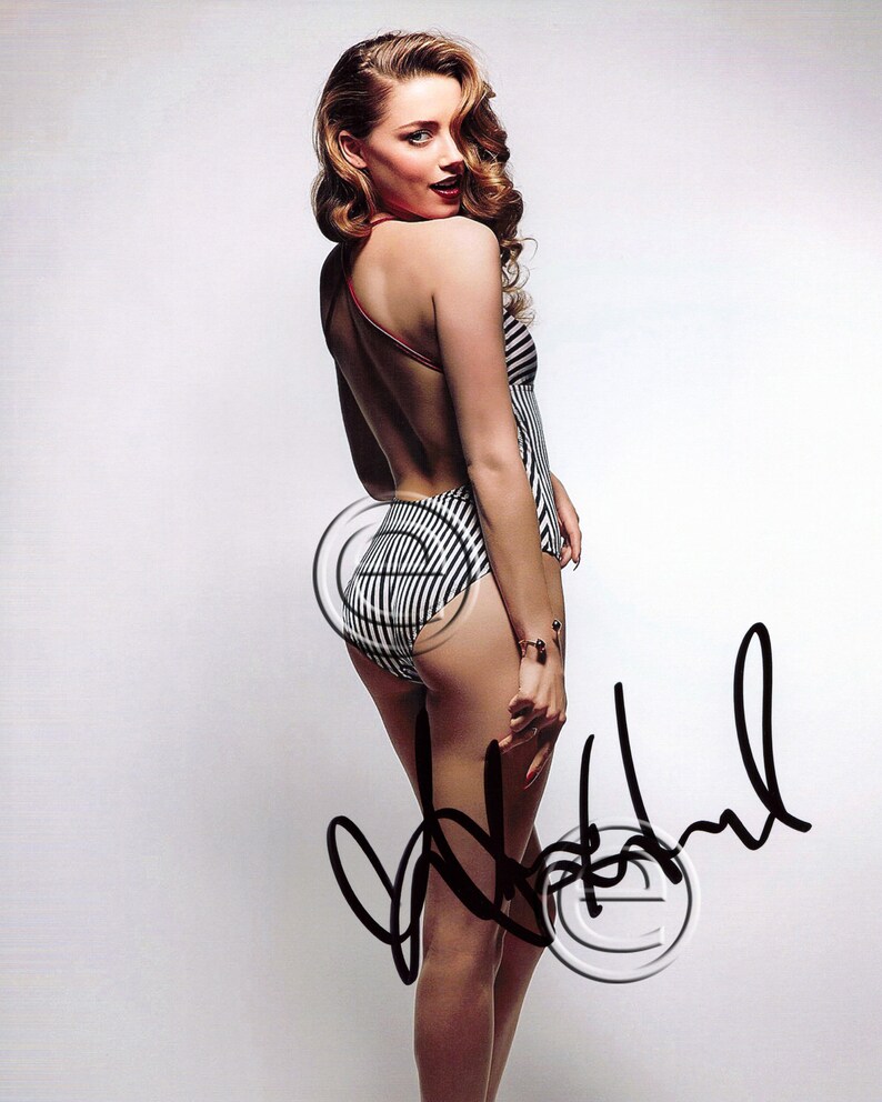 Amber Heard Autographed Signed Photo Poster painting 8 x 10 print Photo Poster painting picture poster wall art autograph