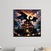 Castle And Dragon-Full Round Diamond Painting 40*40CM