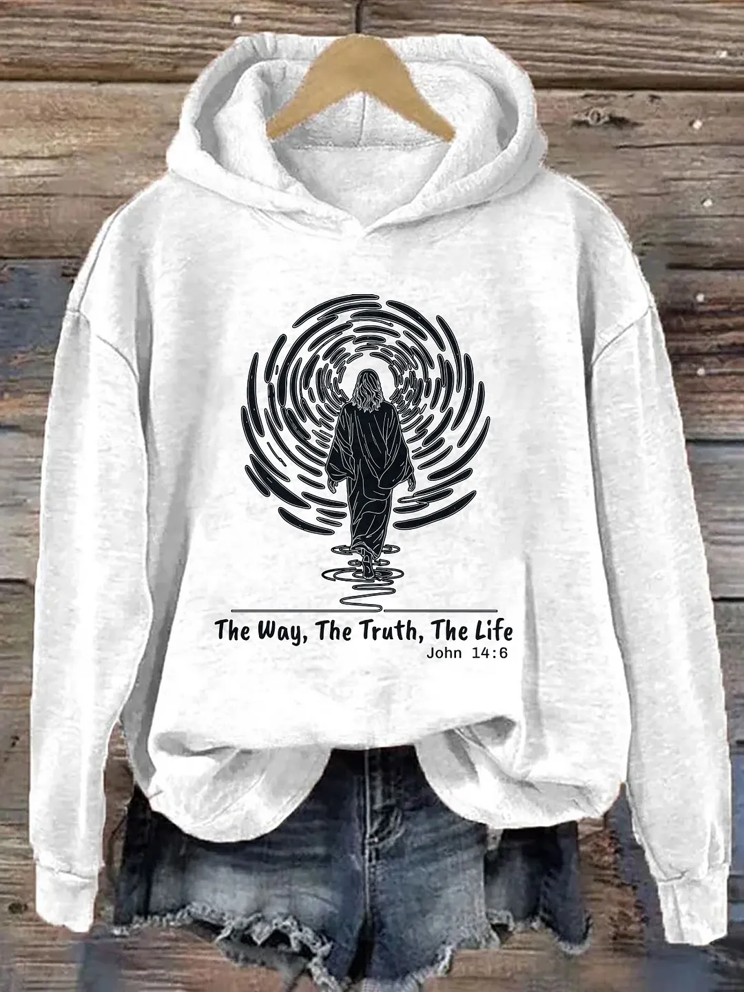 The Way The Truth The Life John 14:6 Hoodie