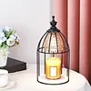 Candle Warmer Lamp Vintage Electric Wax Melter with Timer & Dimmer Retro Aromatherapy Night Light 4 Modes Birdcage Design Candle Melting Light for Scented Jar Candles