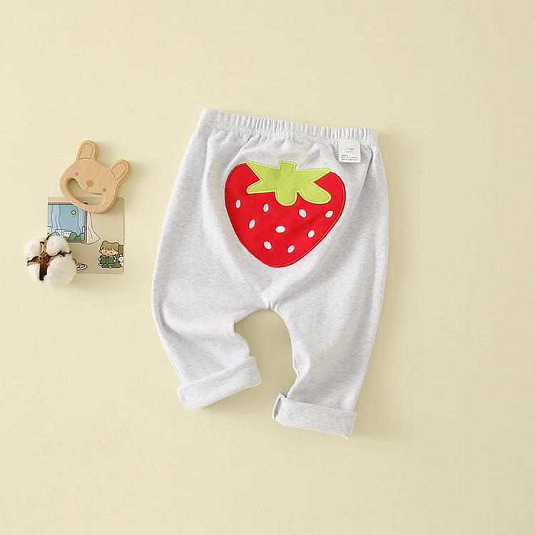 Baby Red Strawberry Cute Pants