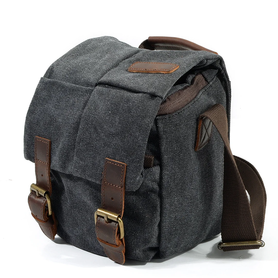 Photographic Hunter Camera Bag Canvas DSLR Camera Bag Vintage Crossbody Messenger Waterproof Bag