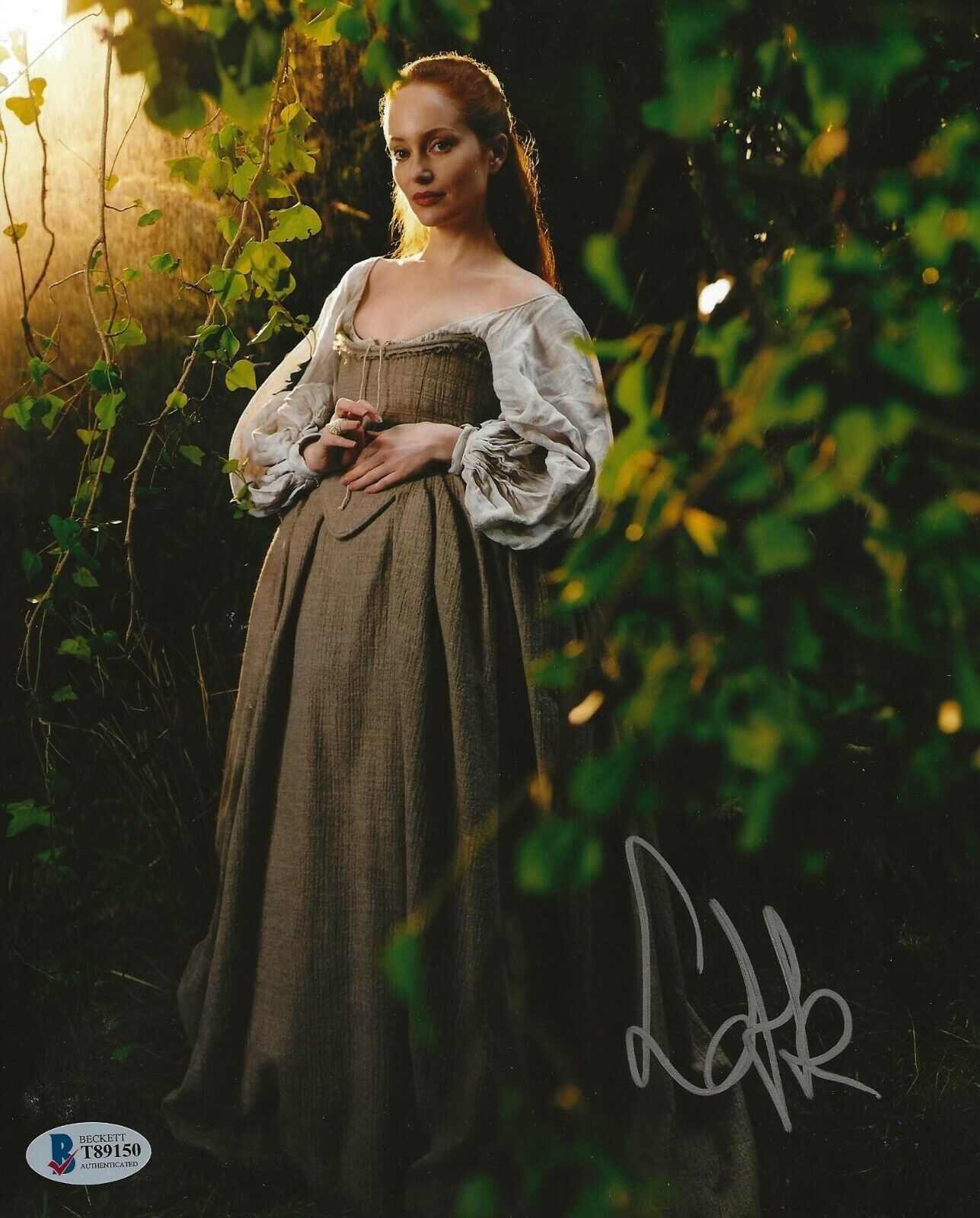 Lotte Verbeek signed Outlander 8x10 Photo Poster painting autographed Geillis Duncan BAS Beckett