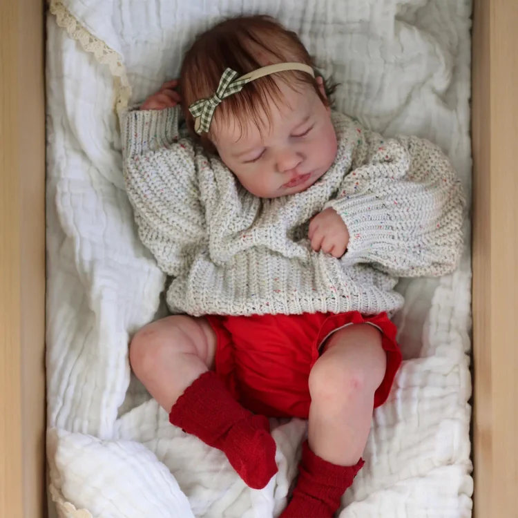20'' Truly Look Real Sleeping Baby Doll Girl Fakrara with Bottle and Pacifier：Realistic Reborn Baby Dolls By Rsgdolls®