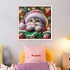 Christmas Kitten - 11CT Stamped Cross Stitch - 40*40cm - Cat Xmas