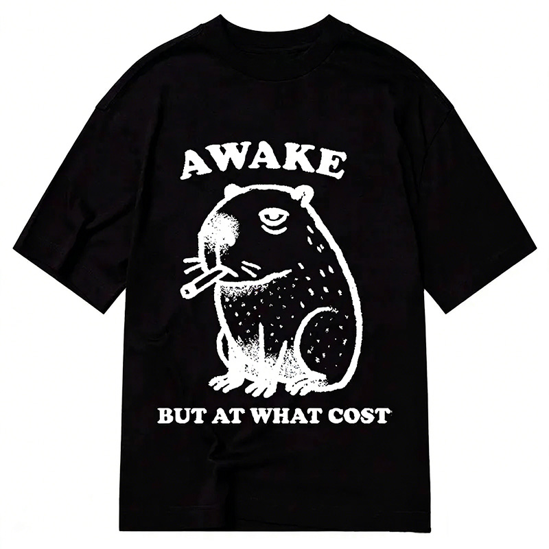 Smoking Capybara Classic T-shirt artswardrobe