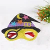 DIY Diamond Painting Christmas Funny Game Glasses | Witch Hat