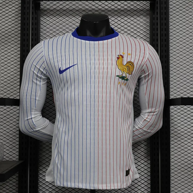 2024/25 France Away Shirt - Long Sleeve - Player Version