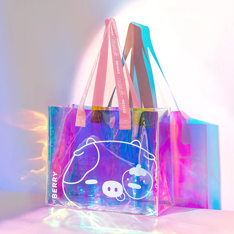 Mewaii® Cow Holographic Bag-Pink