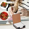 Christmas Candle DIY PU Diamond Painting Note Box with 160 Papers Memo Box