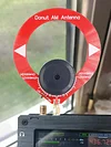 Circular Antenna AM MW/SW Small Donut Antenna No Burrs Easy To Install for Radio