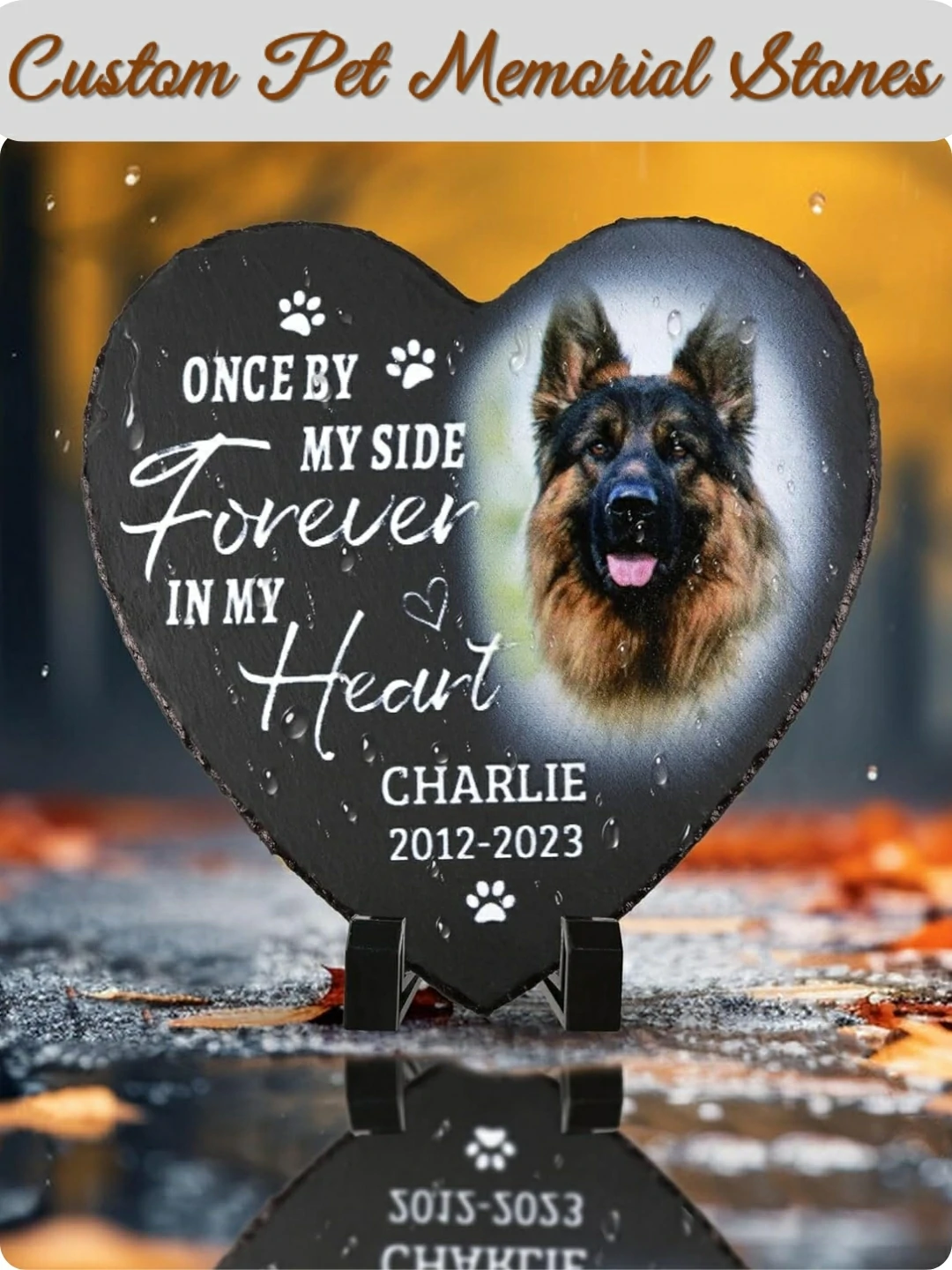lookipet custom Pet Memorial Stone