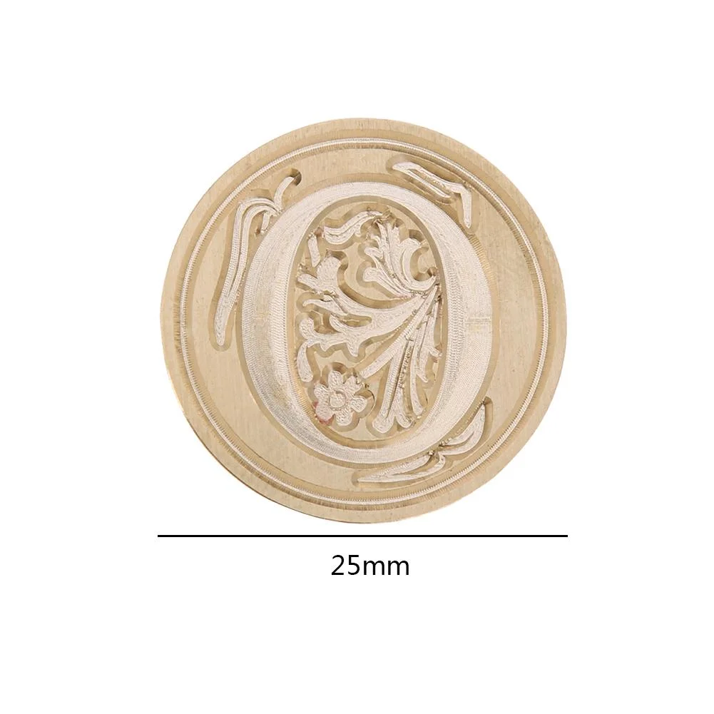 European Letter Wax Paint Seal Vintage Envelope Sealing Copper Head Stamp