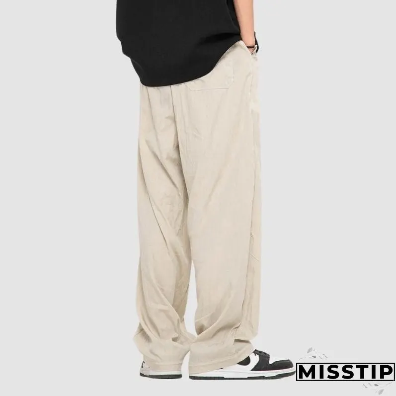Simple Straight Leg Yamamoto Pants
