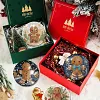 8pcs DIY Diamond Painting Coaster Kit With Holder - Gingerbread Man