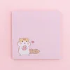 8PCS Cute Pink Purple 80 Pages Post-it Notes Portable Notebooks School Student Kids Cute Stationery Gift
