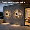 Solar Lights IP44 Waterproof LED Spot Lens Deck Lights for Garden Patio Backyard