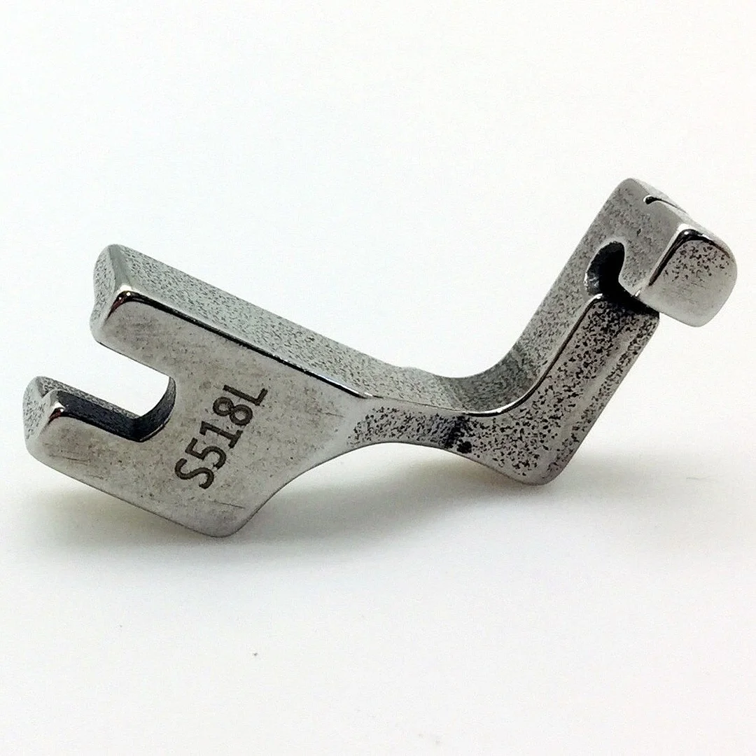 #S518L/T168 Random Industrial Sewing Machine Lockstitch Machine Flat Steel Single-Sided Invisible Zipper Presser Foot