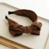 Neutral Color Large Bowknot Ribbon Hair Band