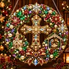 DIY Diamond Painting Xmas Hanging Ornament Pendant Acrylic Double Sided Print Decor Kit