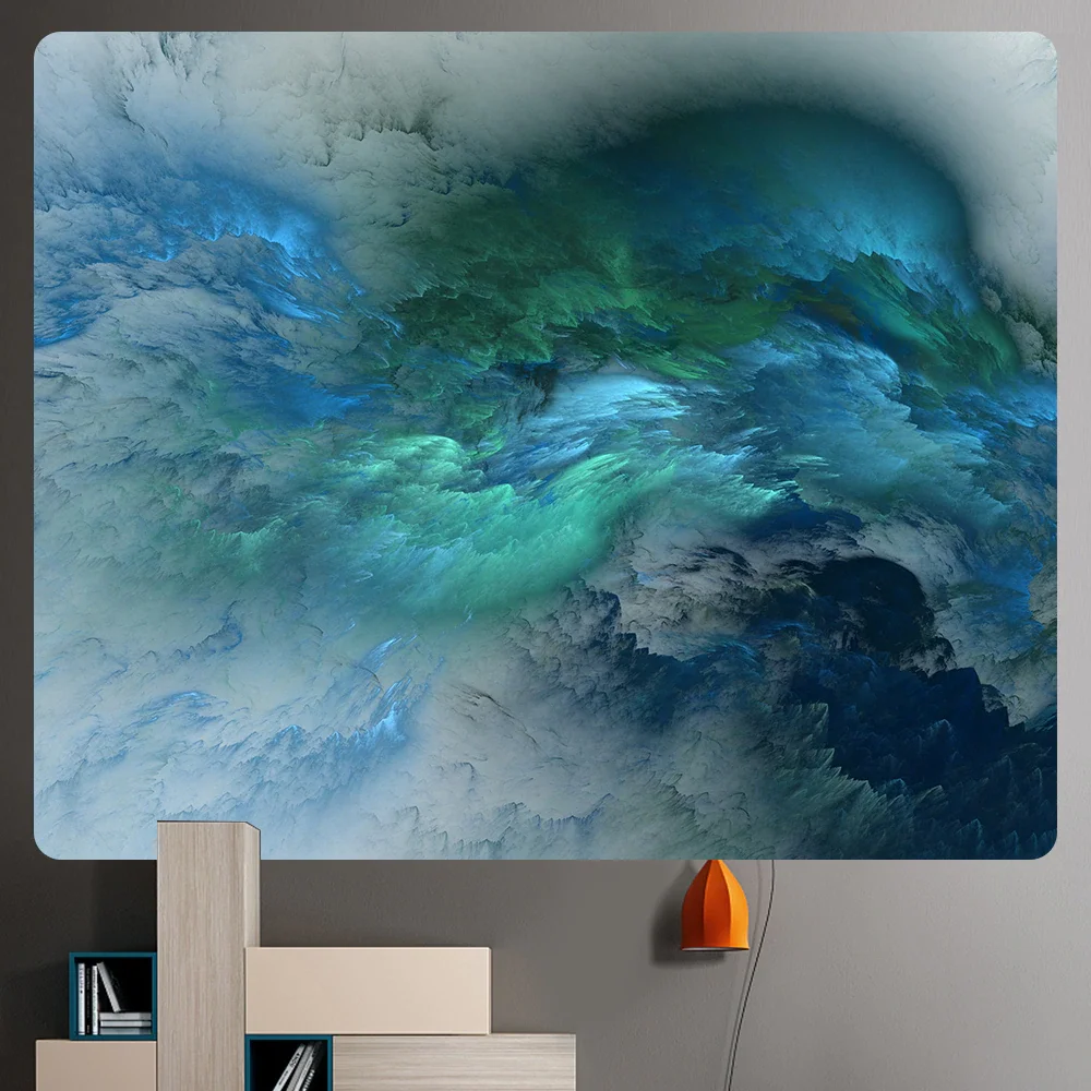 Nigikala color cloud home decoration art tapestry bohemian decoration yoga mat hippie travel mattress large size background wall