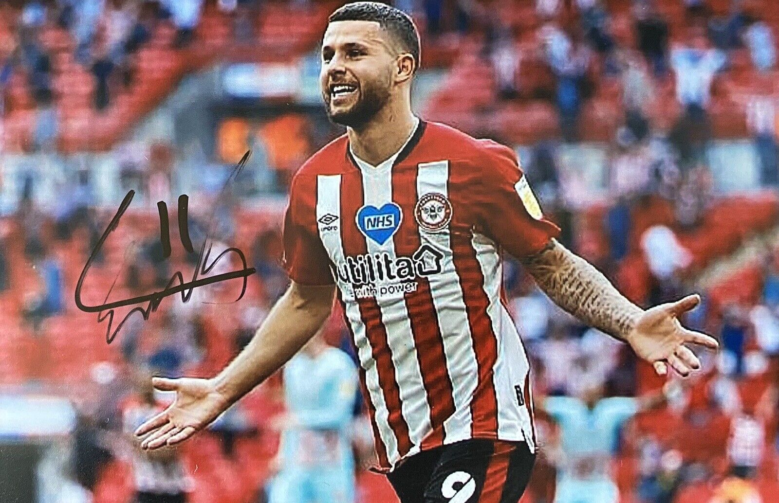 Emiliano Marcondes Genuine Hand Signed Brentford 6X4 Photo Poster painting 2