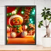 Diamond Painting -DIY Round Drill Xmas Cookie Man
