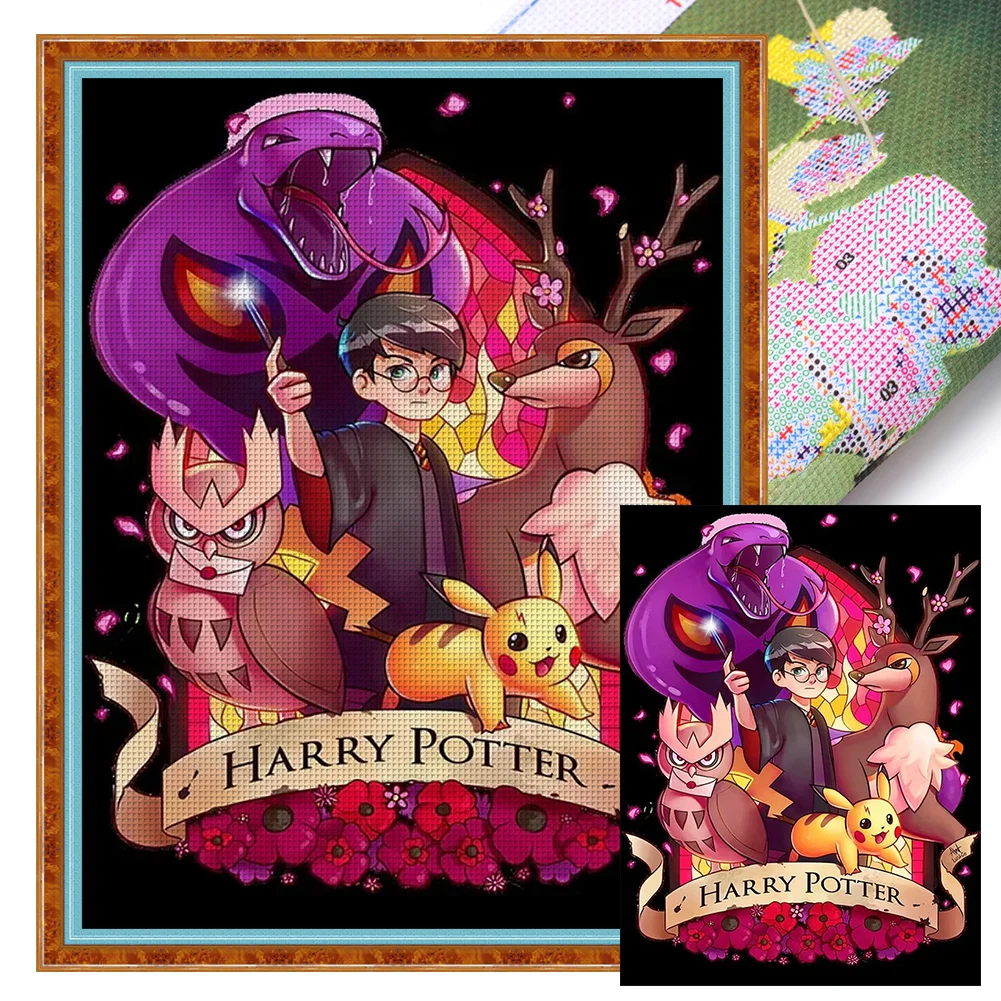 Harry - Potter)11CT Stamped Cross Stitch