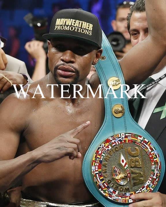 FLOYD MAYWEATHER 2015 Belt Boxing 8 x 10 Glossy Photo Poster painting Poster