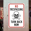 Warning No Trespassing - Vintage Metal Signs(12*16Inch) - Warning