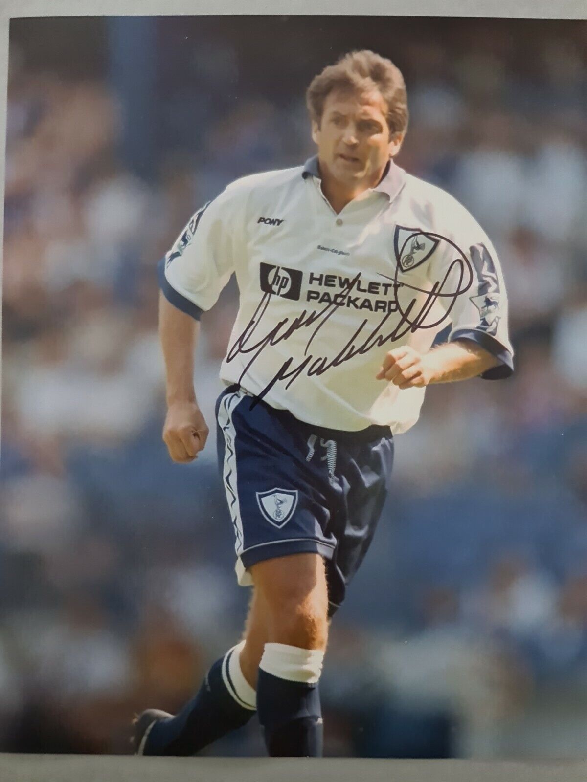 Gary Mabbutt Autograph Spurs Legend 8x10