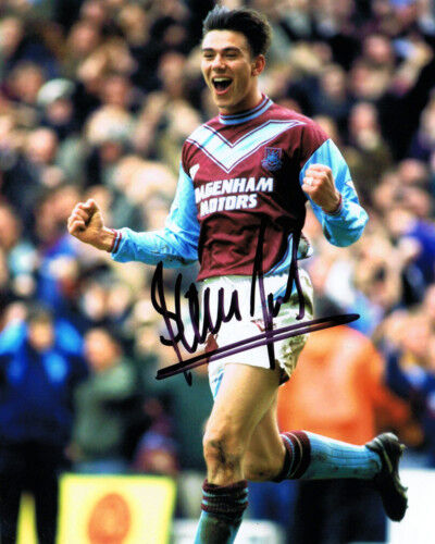 Steve Jones HAND SIGNED Hammers Legend 10x8 Photo Poster painting AFTAL