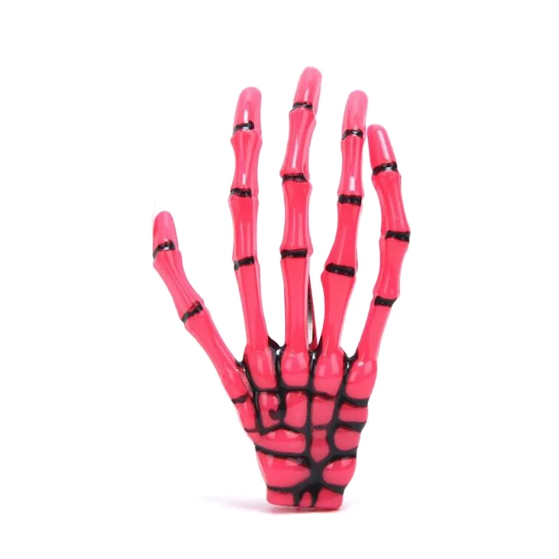 1pcs Girls Halloween Hairpin Gothic Punk Zombie Skeleton Hand Clips Skull Barrette Women Fashion Hair Accessories