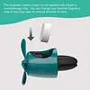 Cartoon Car Fragrance with 2 Fragrances Vent Perfume Gift for Friends (Black)