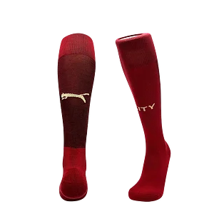 2024/2025 Manchester City Second away game Red Football Socks