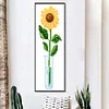 Bead Embroidery - Partial Printed 9CT Sunflower(26x10 CM)