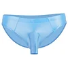 New Men's Briefs Sexy Luxury Hip-hugging Silky Glossy Shiny Briefs Breathable Trend Quick-drying Underwear