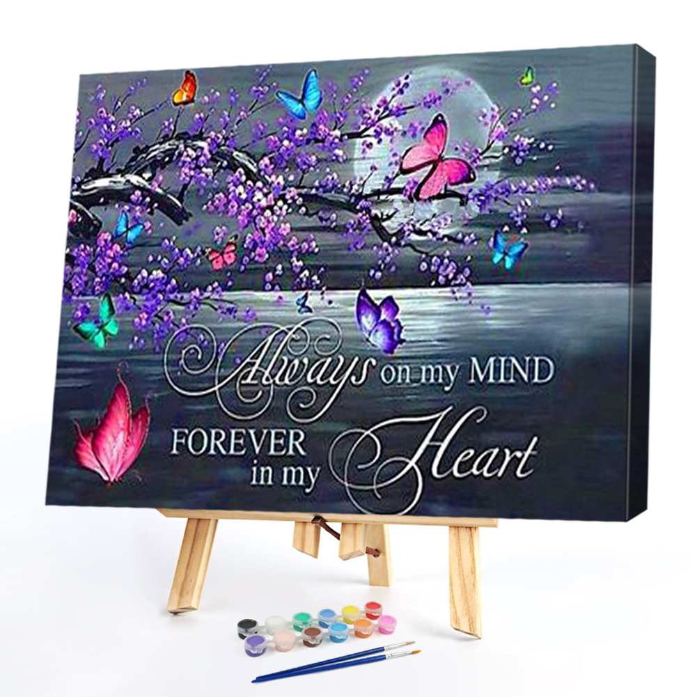 

40*30CM - Paint By Numbers - Butterfly, 501 Original