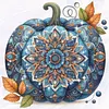 Pumpkin-Partial 11CT Stamped Cross Stitch Bead Embroidery 36*36cm/14.17*14.17in tapestrymarket