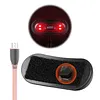 Motorcycle Helmet Safety Light USB Rechargeable Multi-Mode Flashing Helmet Light High Visibility Compact for Motorcycle Bike