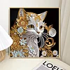 Diamond Painting-DIY Crystal Rhinestone Tabby Cat