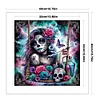 (US Only)Halloween Girl Printed Cross Stitch Kit 40x40cm DIY 11CT Embroidery Craft Set