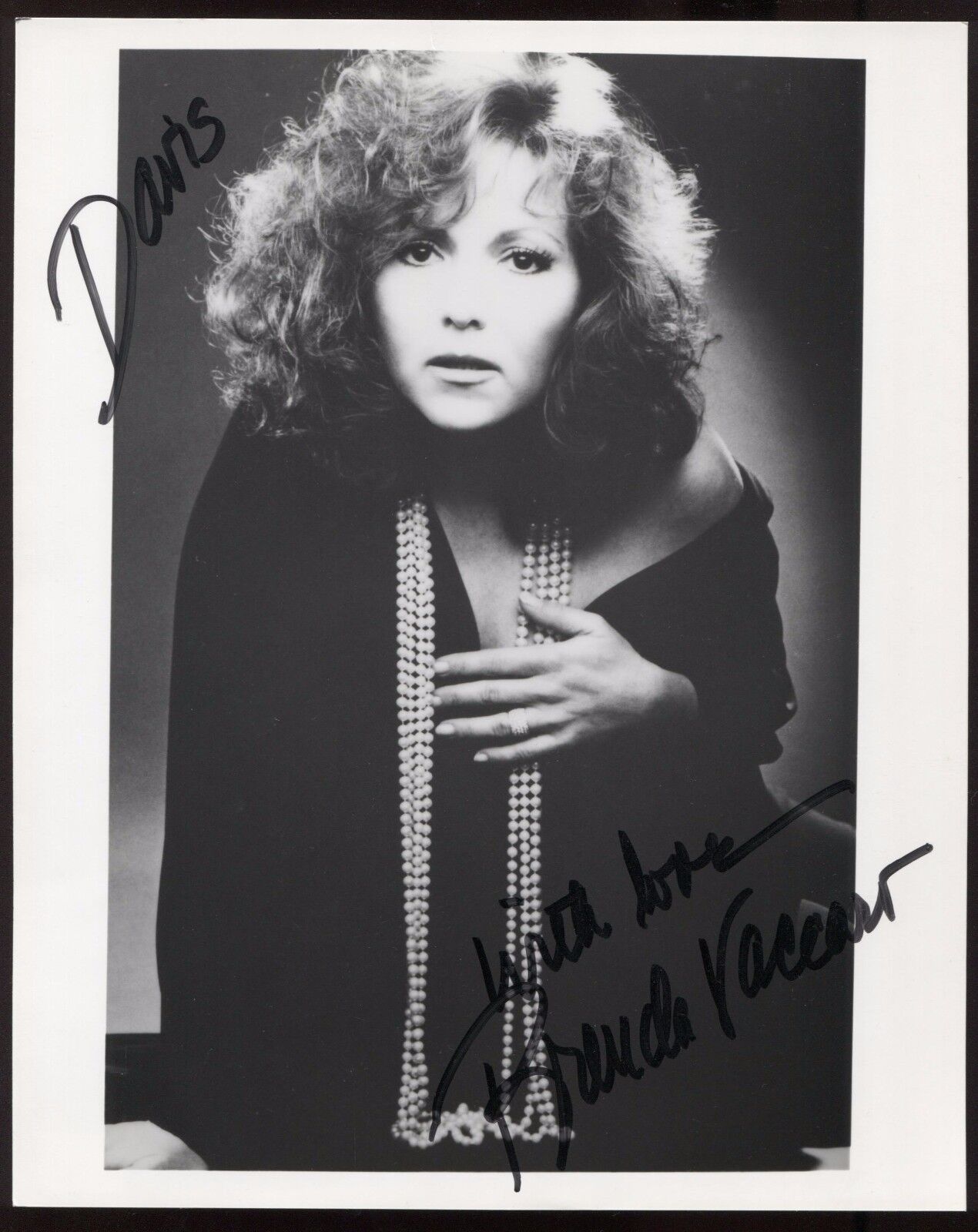 Brenda Vaccaro Signed 8x10 Photo Poster painting Autographed Vintage AUTO Signature