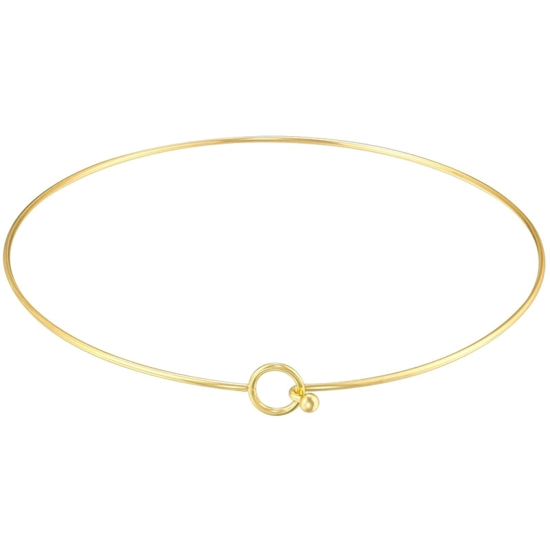Casual Minimalist Geometric 304 Stainless Steel 18K Gold Plated Choker
