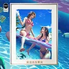 Swimsuit Aerith Gainsborough & Tifa Lockheart Decorative Painting - (FF7) Final Fantasy VII Decorative Painting - Mystical Art Studios