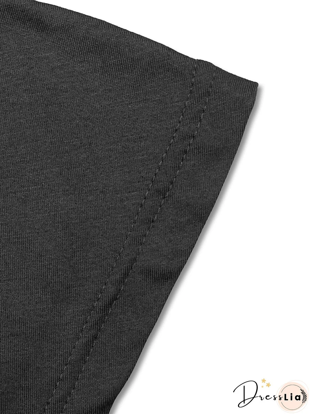 Cosmic DJ Astronaut with Headphones Print Crew Neck Tee Dress Casual Short Sleeve Dress For Spring & Summer Women's Clothing