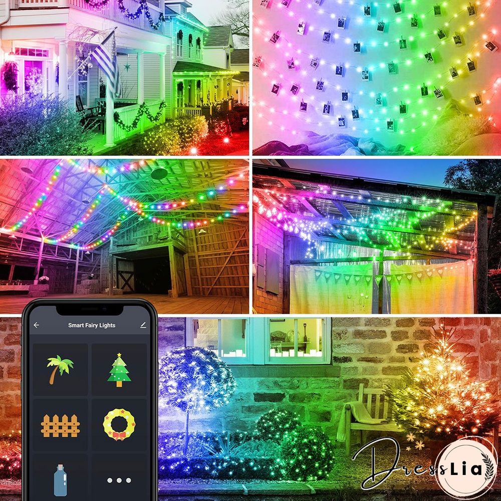 Smart Globe RGB Fairy String Lights For Holiday Decoration