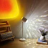Water Ripple Atmosphere Lamp Double Head Sunset Table Lamp Living Room Bedroom Live Room Background Sunset Table Lamp