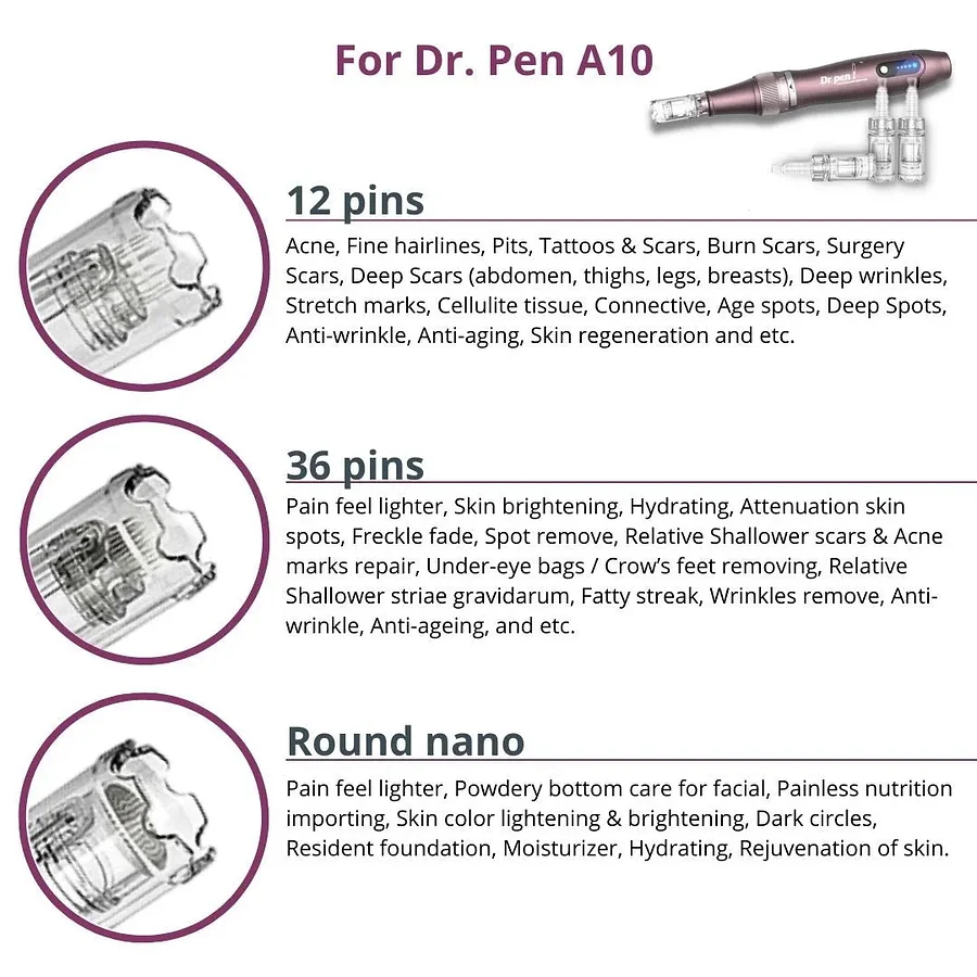 Pen A10 Cartridges 10 Pack (5 Options)